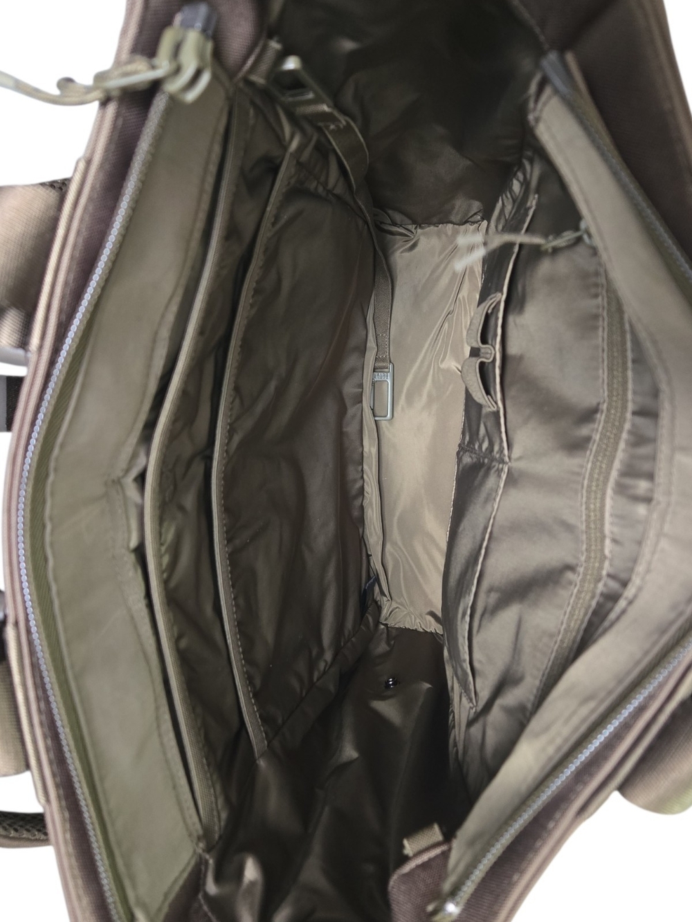 Dagne Dover Petra Convertible Tote Backpack Dark Moss Green Laptop TravelBag - Picture 13 of 16